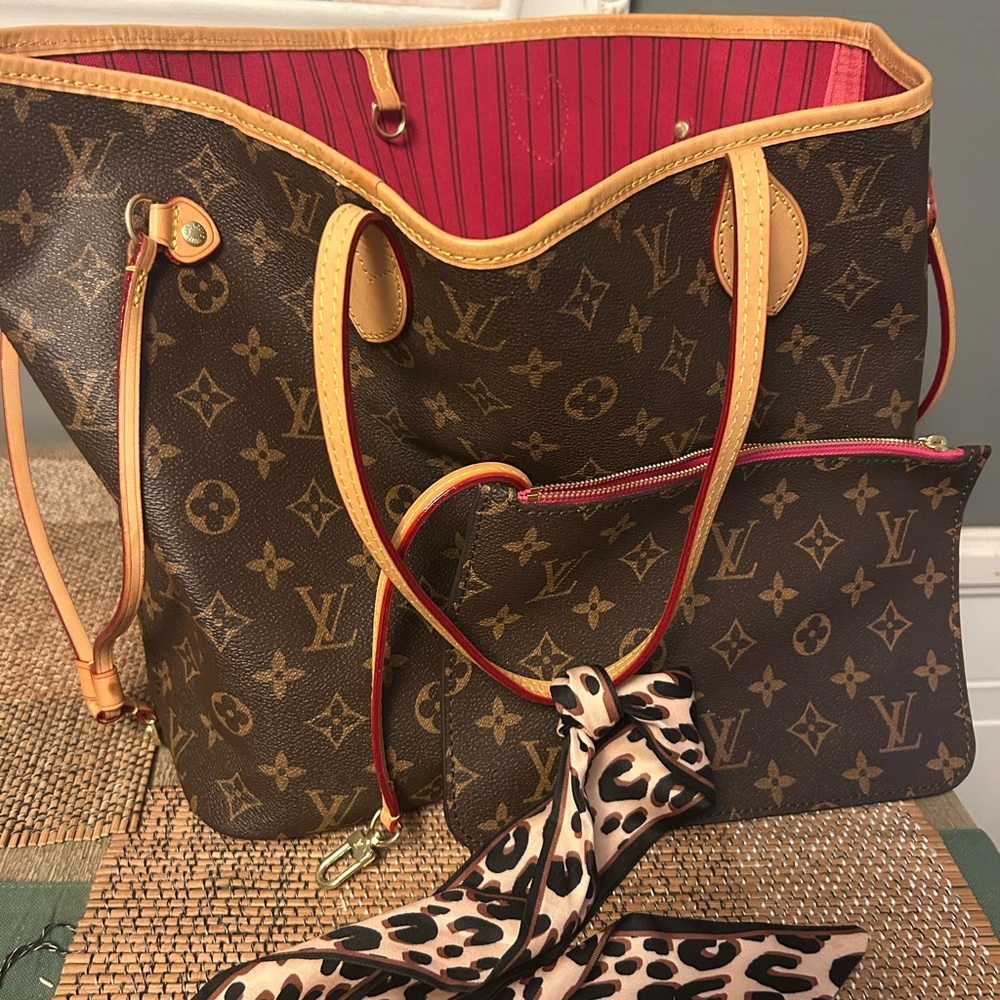 LV Monogram Brown Tote Bag